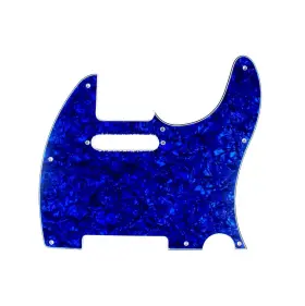 Mlaval 740781968464 E06 4ply Guitar Pickguard For Fender Telecaster Tele Style Blue Pearl