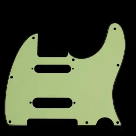 Mlaval 740781974052 F23 Custom 3ply Guitar Pickguard Fits Tele Nashville Vintege Mint Green