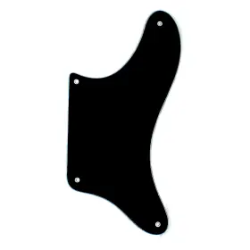 Mlaval Guitar Parts 740781973420 E65 Pickguard For La Cabronita Telecaster No Pickup Notch 3ply Black