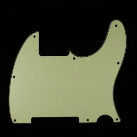 Mlaval Guitar Parts 740781973550 E75 Telecaster Tele Esquire Style Pickguard 3ply Vintage Green