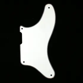 Mlaval Guitar Parts 740781973581 E78 Pickguard For La Cabronita Telecaster Neck Pickup Notch 3ply White