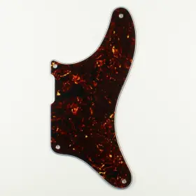 Mlaval Guitar Parts 740781973604 E80 Pickguard For La Cabronita Telecaster Neck Pickup Notch 4ply Brown
