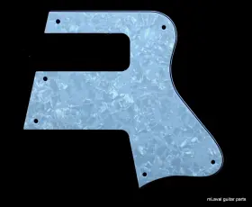Mlaval Guitar Parts 740781974359 G07 Les Paul Lp Special Double Cut Style Pickguard 4ply White Pearl