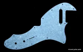 Mlaval Guitar Parts 740781974410 G13 69 Telecaster Tele Thinline Re-issue Style Pickguard 4ply White Pea