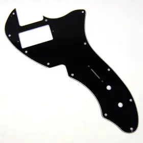 Mlaval Guitar Parts 790518274627 69 Tele Thinline Re-issue Style Pickguard Humbucker 3ply Black