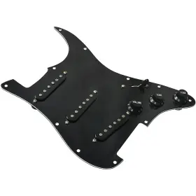 S357236-BK-BP1 MOJOTONE Coil Bridge Strat Prewired Pickguard