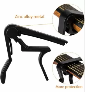 445014785759 MOREYES Guitar Capo Acoustic Electric Picks #2