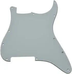 705353523922 MUSIC Hole Strat Blank Pickguard Plate Mex