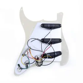 194296001695 MUSICLILY Prewired Pickguard Single Coil Pickups #3