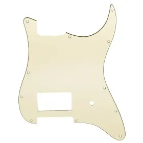 194296016965 MUSICLILY Pro Strat Covered Humbucker Guitar