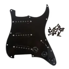 700115939287 MUSICLILY Hole Strat Guitar Pickguard Prewired