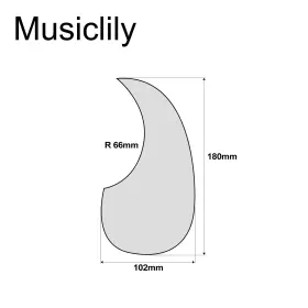 700115952248 MUSICLILY Acoustic Guitar Adhesive Pickguard #2