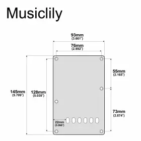 700115960311 MUSICLILY Pro Plate Tremolo Cavity Cover Squier #2