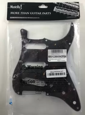 MX013MX0043FBA MUSICLILY Pro Tortoise Pickguard Plate Set
