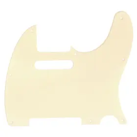 MX0227 MUSICLILY Pro Cream Hole Pickguard Fender Standard