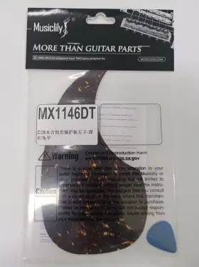 MX1146DT MUSICLILY Left Adhesive Acoustic Guitar Pickguard #3