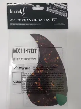 MX1147DT MUSICLILY Adhesive Teardrop Acoustic Guitar Martin #3