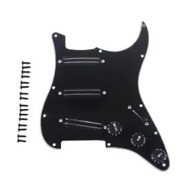 MX1651BK MUSICLILY Prewired Pickguard Dual Rail High Pickups