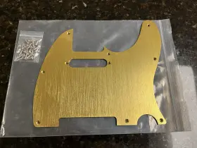 MX2379 MUSICLILY Pro Anodized Hole Alu Pickguard Fender Tele