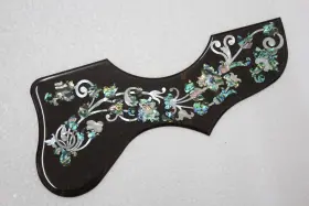 5565988666 MUSOO Abalone Inlay Flower Folk Acoustic Guitar