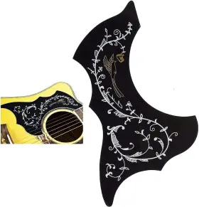 738251407551 ACOUSTIC Hummingbird Prints Guitar Guard Anti Pl