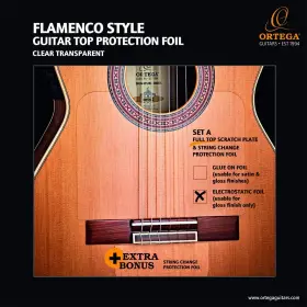 OERP-FLAM1 ORTEGA GUITARS Flamenco Top Plate Pickguard