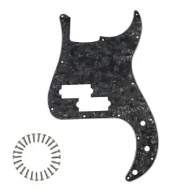 Phrilam 713129404870 Bass Pickguard 4 Strings Guitar Scratch Plate 13 Holes For Pb