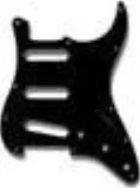 Primo Pr-3850-033 Pickguard For Stratocaster S-s-s Pickup Configurationblack 3-ply B/w/