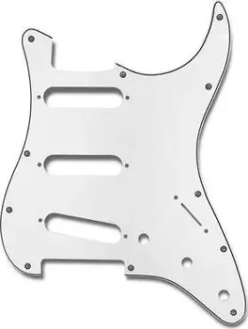 PR-3850-035 PRIMO Pickguard Stratocaster Configurationwhite