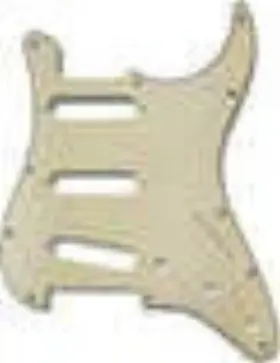 Primo Pr-3850-050 Pickguard For Stratocaster S-s-s Pickup Configurationparchment 3-ply