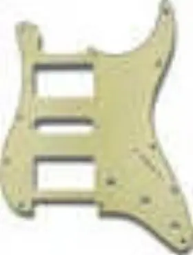 Primo Pr-3851-048 Pickguard For Stratocaster H-s-h Pickup Configurationvintage Cream