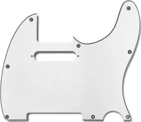 PR-3852-035 PRIMO Pickguard Telecaster Configurationwhite