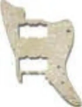 Primo Pr-3854-065 Pickguard For Performer Jazzmasterparchment Pearloid 4-ply Pp/p/b/p .100