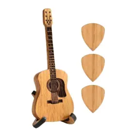 629722623900 QHUDLV Wooden Acoustic Guitar Stand Personalized