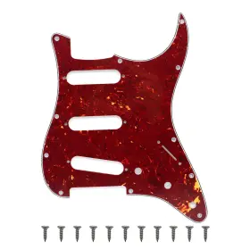 Usa-sss-st-pk SAMHEROME Hole Strat Pickguard Guard Tortoise