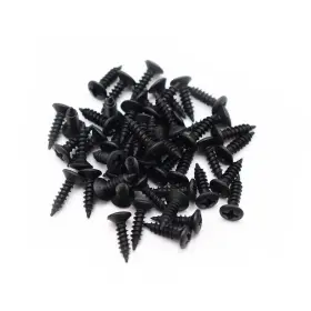 Samherome Gs001 50pcs Matte Black 3mm Durable Guitar Pickguard Screws - Pick Guards And Scratch Samherome Gs001 50pcs Matte Black 3mm Durable Guitar Pickguard Screws - Pick Guards And Scratch