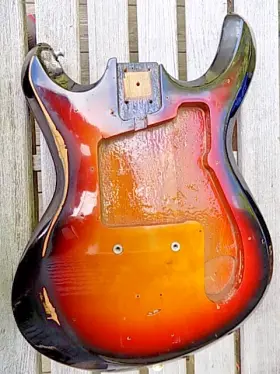 Silvertone 319.14409 1968 Mosrite Inspired Sunburst Guitar Body Relic