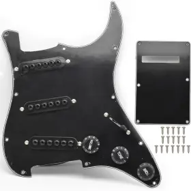 Souldim 721545101020 Single Coil Pickups Prewired Sss Adjustable Big Screws Loaded Electric Guitar