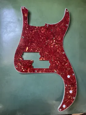 PG034BT SWP Precision Bass Tortoise Pickguard Fender Hole