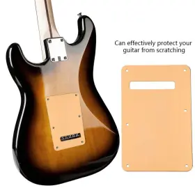 757686907481 TBEST Strat Backplate Guitar Plate Pickguard Tr #3