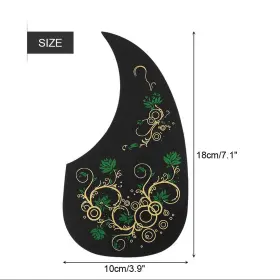 402903076952 TOMOTATO Flower Guitar Pickguard Sticker Adhesi #3