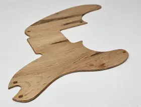 AM51TPB MAPLE Ambrosia Wood Pickguard Fender Tele Bass Guitar