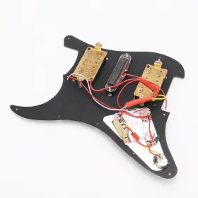 607841814553 UNXUEY Hole Prewired Pickguard Guard Plate Hsh #3