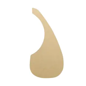 Uxcell 745065960325 Guitar Pickguard Fit 41 Inch Right Handed Long Water Drop Shape Transparent