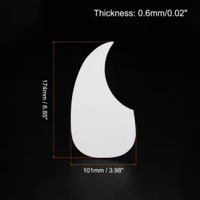 745065960530 UXCELL Guitar Pickguard Left Water #2
