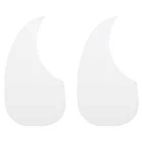 Uxcell 745065960585 Guitar Pickguard Fit 41 Inch Left Handed Water Drop Shape White 2 Pack