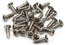 Vencetmat 445022932947 100 Pack #4 X 1/2 Inch Stainless Steel Guitar Pickguard Screws Phillips For Fend Vencetmat 445022932947 100 Pack #4 X 1/2 Inch Stainless Steel Guitar Pickguard Screws Phillips For Fend