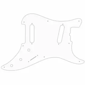 Wd Music 820454111301 New Pickguard For Fender 1981-1983 Original Bullet S-2 Guitar 1-ply Thin White Wd Music 820454111301 New Pickguard For Fender 1981-1983 Original Bullet S-2 Guitar 1-ply Thin White