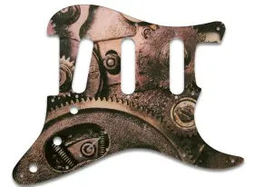 820454221727 WD MUSIC Pickguard Fender Strat Gears
