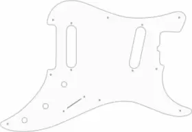 BG-3902 WD MUSIC Pickguard Fender Bullet